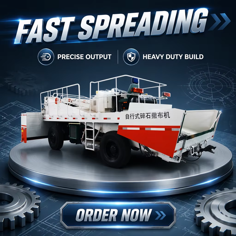 SS6000 Autospargitrice per asfalto, larghezza di spargimento regolabile senza scatti di 6 m per la manutenzione stradale autostradale