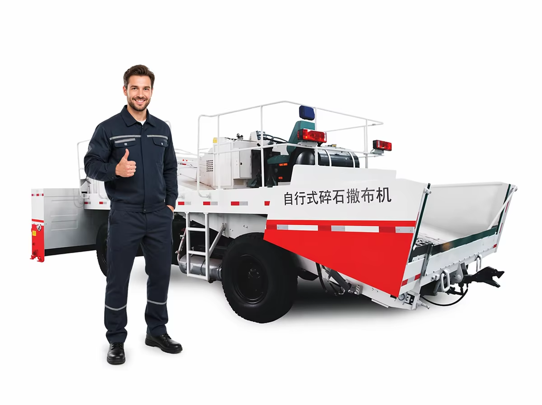 SS6000 Autospargitrice per asfalto, larghezza di spargimento regolabile senza scatti di 6 m per la manutenzione stradale autostradale
