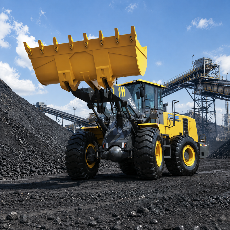 XCMG ZL50GN 5 tonnellate carica ruote frontali 3.2m3 Bucket Construction Heavy Duty Loader